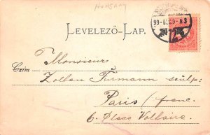 Lanczhid Kettenbrucke Budapest Republic of Hungary 1899 