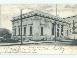 Pre-1907 POST OFFICE Holyoke Massachusetts MA Q1899