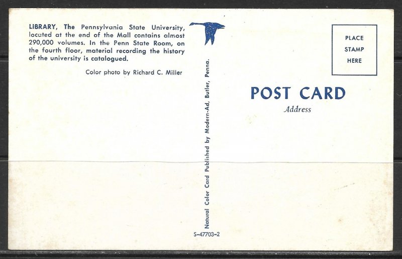 Pennsylvania - State University Library - [PA-201]