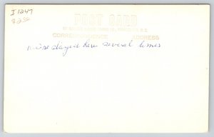 Alberta Canada~Stockade Motel~Banff Trail Covered Wagon~1955 RPPC