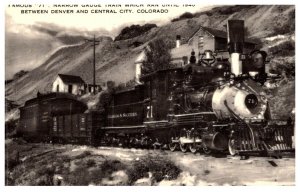 Colorado and Southern 71 , narrow gauge with Consolidation no 7