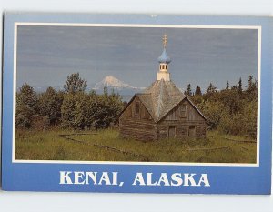 Postcard Historic Russian Orthodox Church, Kenai, Alaska
