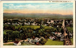 Aerial View of Olean NY c1922 Vintage Postcard I37