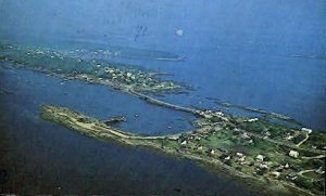 Cribstone Bridge in Bailey Island, Maine