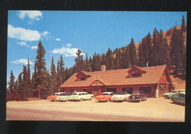 MONARCH PASS CREST COLORADO 1959's OLD CARS VINTAGE POSTCARD