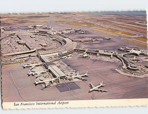 Postcard San Francisco International Airport San Francisco California USA