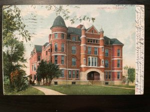 Vintage Postcard 1910 Toledo Hospital Toledo Ohio  