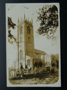 Lincolnshire FOLKINGHAM St Andrew Church c1908 RP Postcard by Swift