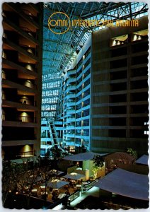 VINTAGE CONTINENTAL SIZE POSTCARD THE OMNI INTERNATIONAL COMPLEX ATLANTA GA 