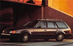 Automobile Advertising   1987 MERCURY LYNX WAGON  Car~Station Wagon  Postcard