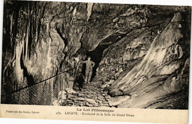 CPA Le Lot Pittoresque - LACAVE - Extremite de la Salle du Grand Dome (223678)