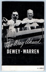 1948 The Way Ahead Dewey Warren Political Advertising Wilmington DE Postcard