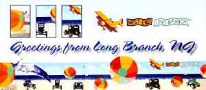 NJ - Long Branch. West End Beach Mural (4 X 9). 