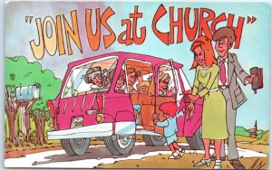 Postcard - Join Us at Church