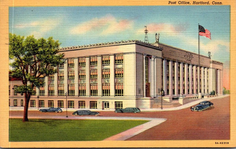 Connecticut Hartford Post Office 1946 Curteich