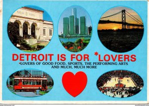 Michigan Detroit Is For Lovers Multi View