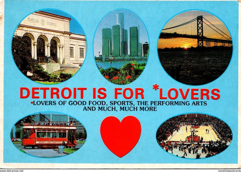 Michigan Detroit Is For Lovers Multi View