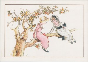 Children's Art Postcard - Artist Kate Greenaway, Marigold Garden  RR16993