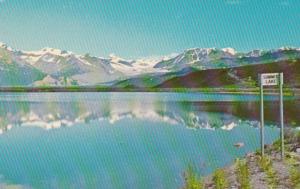 Alaska Gulkana Glacier and Summit Lake On The Richardson Highway