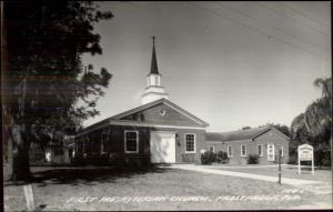 Frostproof Florida FL Church Real Photo Postcard