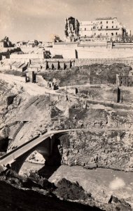 Ruins of the Alcazar and New Bridge,Toledo,Spain BIN