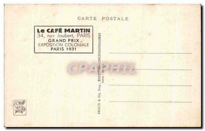 Old Postcard - Exposition Coloniale Internationale - Paris 1931 Cameroon - To...