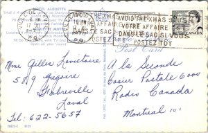 VINTAGE POSTCARD MOTEL ALOUETTE LOCATED AT SHERBROOKE QUEBEC CANADA