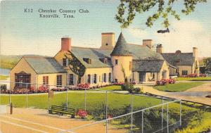 Knoxville Tennessee 1940 Postcard Cherokee Country Club