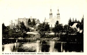 Canada - Ontario, Mattawa. St. Anne's RC Church, General Hospital