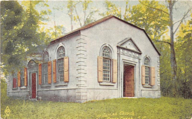 D51/ Goose Creek South Carolina SC Postcard c1910 St James Church Built 1713