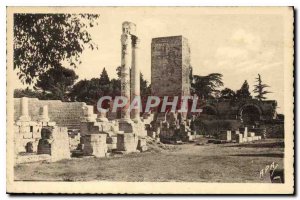 Old Postcard Arles Theater Antique and Corinthian Columns