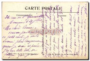 Le Quesnoy Old Postcard L & # 39eglise bombed (November 1914)