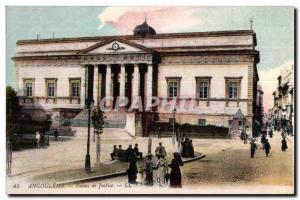 Old Postcard Angouleme Courthouse