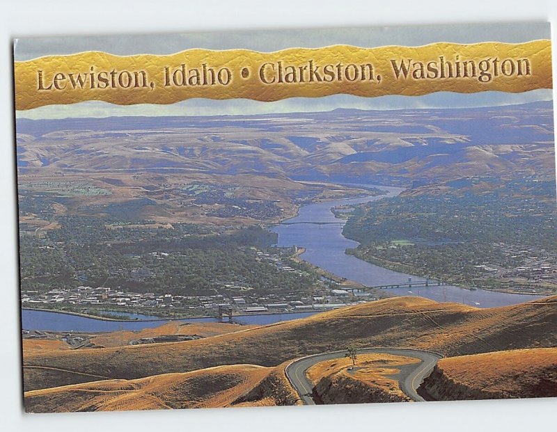 Postcard Lewiston Idaho - Clarkston Washington USA