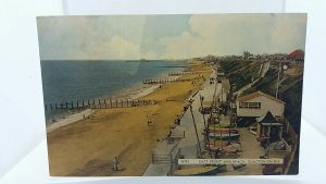 Vintage Postcard East Front Beach & Yacht Club Clacton on Sea Essex 1961 Posted