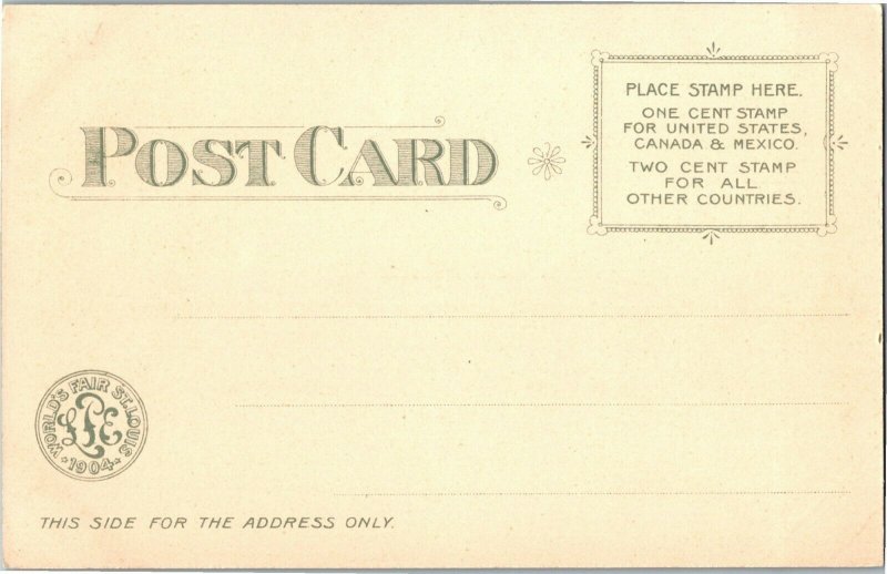 Government Building, St Louis Worlds Fair UDB Vintage Postcard D67