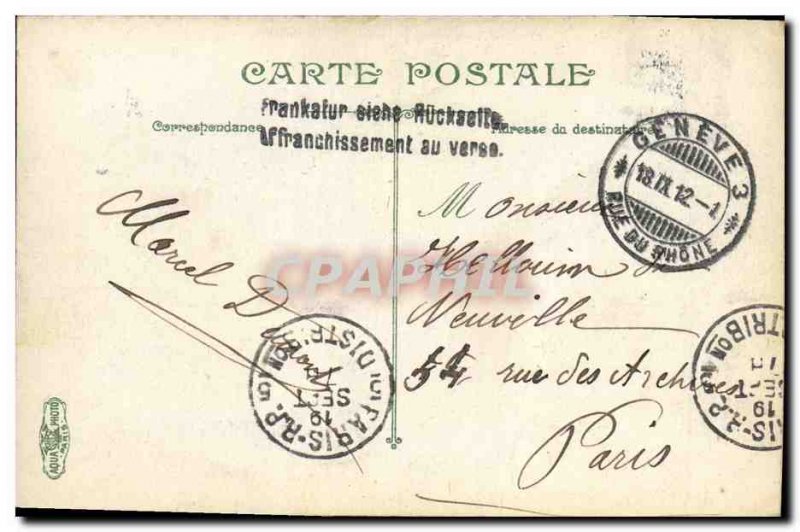 Postcard Old Geneva National Monument