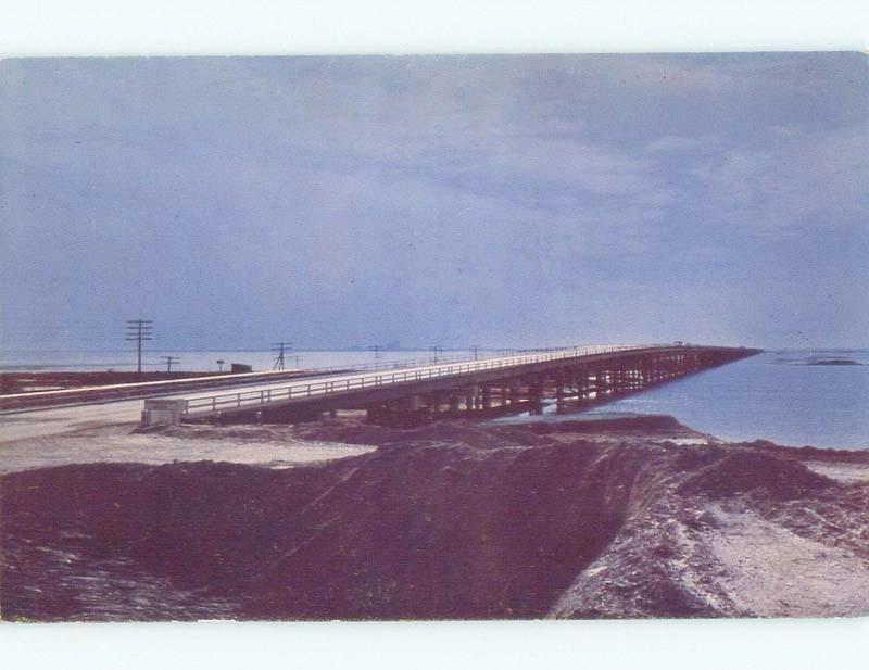 Unused Pre-1980 BRIDGE SCENE Corpus Christi Texas TX d3873