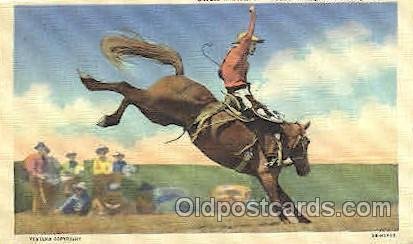 Gerald Roberts Western Cowboy, Cowgirl Unused 