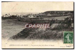 Old Postcard Arromanches Les Bains Vue Generale De La Route De Bayeux