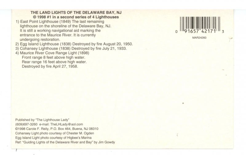 NJ - Delaware Bay Lighthouses 