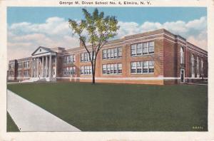 George M. Diven School No. 4 - Elmira NY, New York - WB