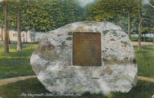 Capt George Waymouth Tablet Rock 1605 Thomaston Maine - DPO South Union ME 1910