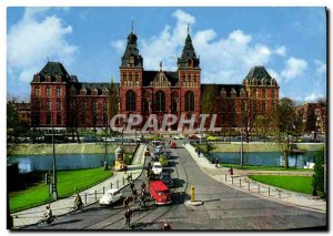 Postcard Modern Amsterdam Rijksmuseum