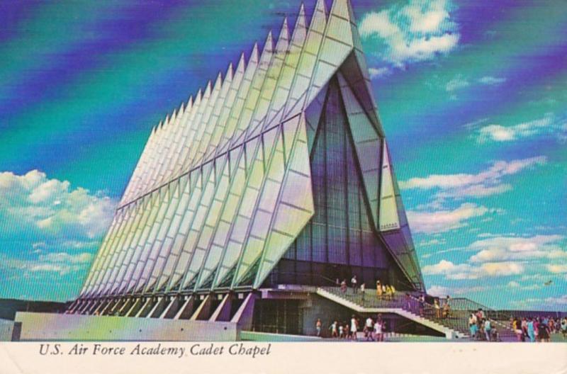 Colorado Colorado Springs United States Air Force Academy Cadet Chapel 1973