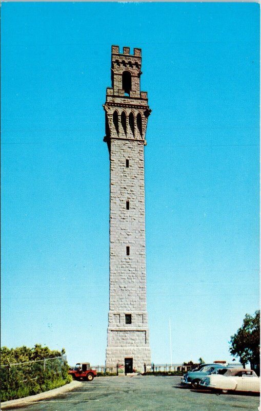 Pilgrim Memorial Monument Provincetown Massachusetts MA Postcard VTG UNP Vintage 