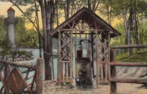 Michigan Detroit Old Oaken Bucket & Rustic Well Palmer Park 1912