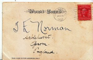 Genealogy Postcard - Family History - Norman - Sablehurst - Epsom   U3416