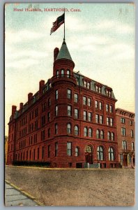 Postcard Hartford CT c1908 Hotel Heublein