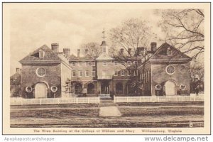 The Wren Building At The College Of William And Mary Williamburg Virginia